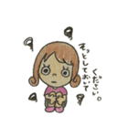 くるくる巻きの女の子2（個別スタンプ：14）