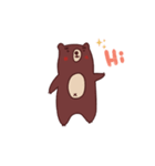 ぼーっとクマ（個別スタンプ：1）