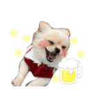 ポンポンのキモチ（個別スタンプ：6）