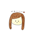 女の子のかわいい日常（個別スタンプ：2）