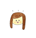 女の子のかわいい日常（個別スタンプ：4）