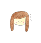 女の子のかわいい日常（個別スタンプ：5）