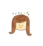 女の子のかわいい日常（個別スタンプ：10）