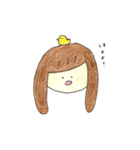 女の子のかわいい日常（個別スタンプ：35）