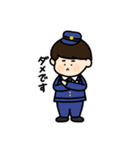 警察官のオンとオフ（個別スタンプ：10）