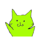 みどりねこっ（個別スタンプ：7）