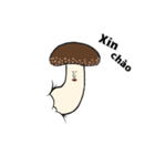 横からキノコさん（ベトナム語）（個別スタンプ：3）