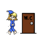 カートゥーン女子（個別スタンプ：9）