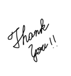 ちょっとかっこいい英語（個別スタンプ：1）