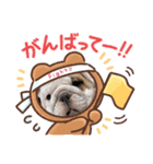 月と太陽のブルドッグ姉妹（個別スタンプ：5）