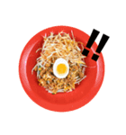 担々麺ふくろうの可愛いスタンプ（個別スタンプ：3）