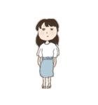 いろんなガール1-40（個別スタンプ：18）