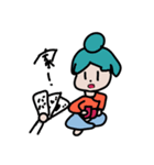 ミニキャラの女の子たち（個別スタンプ：12）