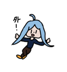 ミニキャラの女の子たち（個別スタンプ：13）