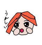 ミニキャラの女の子たち（個別スタンプ：17）