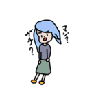 ミニキャラの女の子たち（個別スタンプ：18）