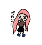ミニキャラの女の子たち（個別スタンプ：20）