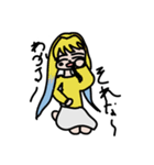 ミニキャラの女の子たち（個別スタンプ：22）