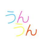 文字を打たなくても（個別スタンプ：40）