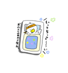 白とグレーのとり（個別スタンプ：8）