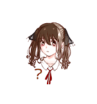 茶髪ツインテールの女の子（個別スタンプ：10）