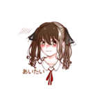 茶髪ツインテールの女の子（個別スタンプ：20）