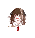 茶髪ツインテールの女の子（個別スタンプ：36）