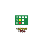 お手軽スコアスタンプ-野球/ソフト編②（個別スタンプ：12）