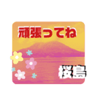 桜島はいかがです❓（個別スタンプ：8）