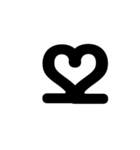癖の強い0〜7の数字スタンプ（個別スタンプ：3）