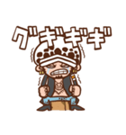 ONE PIECE もっと使えるローのスタンプ（個別スタンプ：22）