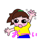 毎日使える＊女の子のかわいいスタンプ（個別スタンプ：3）