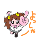 毎日使える＊女の子のかわいいスタンプ（個別スタンプ：5）