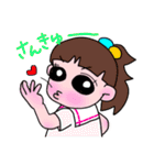 毎日使える＊女の子のかわいいスタンプ（個別スタンプ：6）