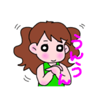 毎日使える＊女の子のかわいいスタンプ（個別スタンプ：8）