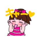 毎日使える＊女の子のかわいいスタンプ（個別スタンプ：28）