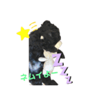 黒トイプーの雷蔵くん2（個別スタンプ：21）