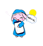 日常系 『うさぎのモモちゃんの日常♡』（個別スタンプ：4）