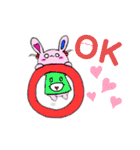 日常系 『うさぎのモモちゃんの日常♡』（個別スタンプ：6）