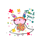 日常系 『うさぎのモモちゃんの日常♡』（個別スタンプ：8）