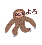 【BIG字】ナマケモノのお返事（個別スタンプ：8）