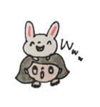 手書き「ゆきちゃんと仲間たち②」（個別スタンプ：3）