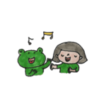 手書き「ゆきちゃんと仲間たち②」（個別スタンプ：4）