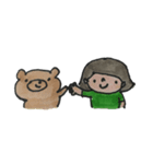 手書き「ゆきちゃんと仲間たち②」（個別スタンプ：7）