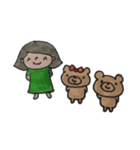 手書き「ゆきちゃんと仲間たち②」（個別スタンプ：8）