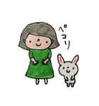 手書き「ゆきちゃんと仲間たち②」（個別スタンプ：9）
