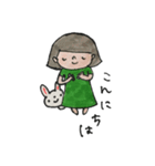 手書き「ゆきちゃんと仲間たち②」（個別スタンプ：23）