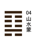 易占い・上「 1卦-32卦 」（個別スタンプ：12）