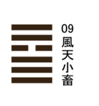 易占い・上「 1卦-32卦 」（個別スタンプ：17）