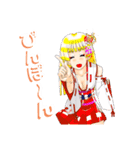 頑張る巫女お姉さん17（個別スタンプ：7）